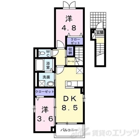 ソレイユ上野の物件間取画像